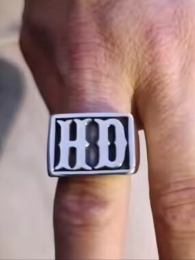 New Stainless Steel Harley Davidson HD Biker Ring Choose Size